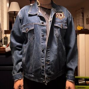 Betty boop Denim Jacket with Embroidery
